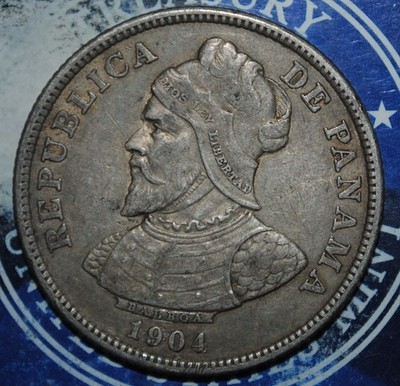PANAMA 25 Centesimos 1904  {{{C681
