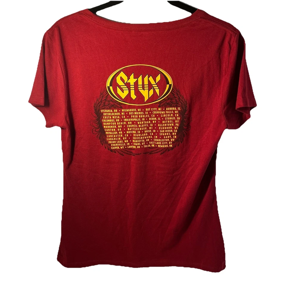 Camiseta Ideal T By Next Level tamanho XL manga curta Styx gráfica frontal - Imagem 2 de 4