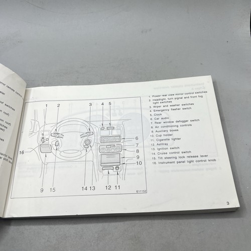 2002 Toyota Corolla owner’s manual Only PB - Picture 10 of 22