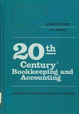 20th Century Bookkeeping and Accounting.