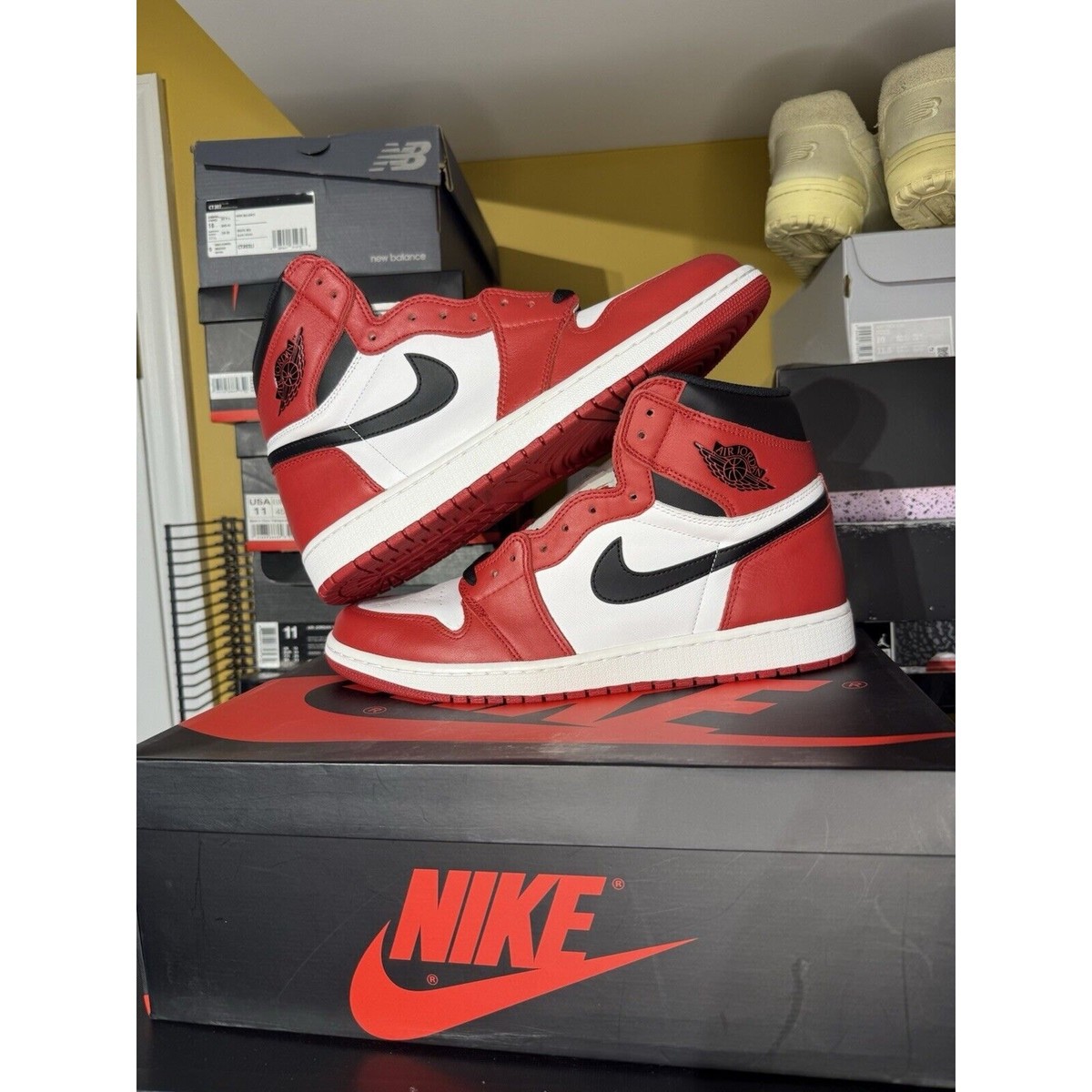 シューズ(男性用) Nike Air Jordan 1 High OG \"/Chicago\" Nike Air Jordan 1 Retro High OG Chicago Lost and Found