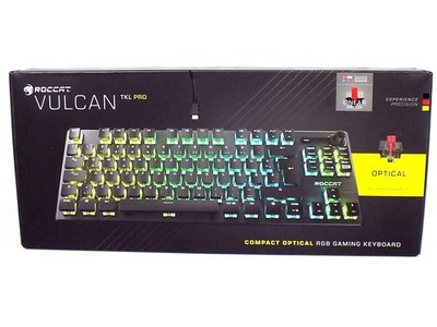 Roccat Vulcan TKL Pro Compact Mechanical RGB Gaming Keyboard QWERTY Tastatur NEU