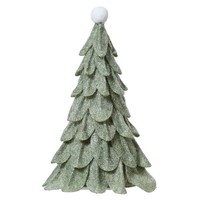 Weihnachtsdeko Tannenbaum HellgrüN/Grau 24 Cm - Filz