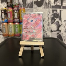 Carta Holo Pokémon Mew EX TCG Full Art Ultra Rara 193/165 Scarlatto e Viola 151