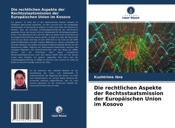 Kushtrime Ibra | Die Rechtlichen Aspekte Der Rechtsstaatsmission Der...-image