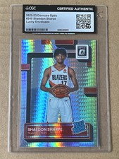 2022-23 Donruss Optic - Shaedon Sharpe Rated Rookie #259 Lucky Envelopes /8 RC