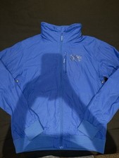 Gio-Goi Men's Hooded Jacket Red and White, Zip-Up, Size Large