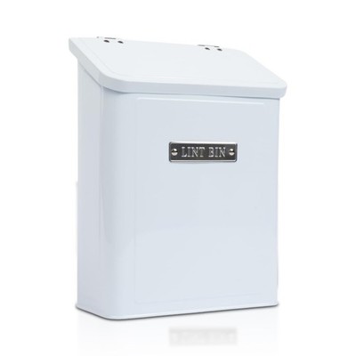 Embossed Magnetic Lint Bin For Laundry Room | Modern Farmhouse Laundry Lint B...