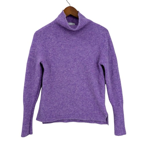 SECOND FEMALE Sweater Alpaca Wool Blend Jumper Womens Small Purple W268