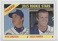 2015 Topps Heritage Rookie Stars Kyle Lobstein Buck Farmer #209 1p5