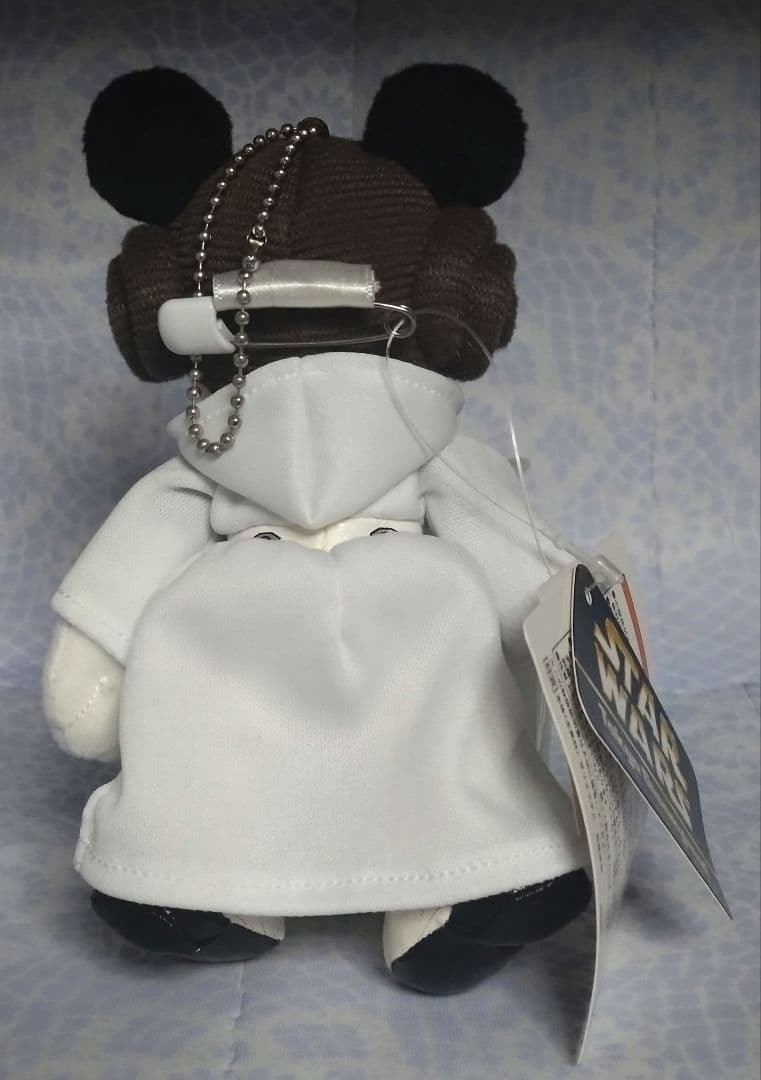 Star Wars Leia Minnie Mouse Character Plush Doll Tokyo Disney