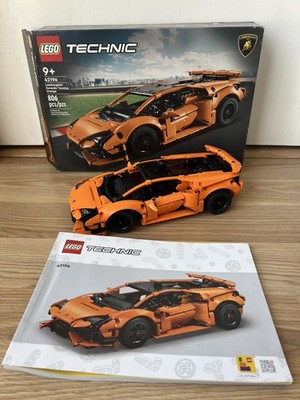 LEGO Technic 42196 Lamborghini Huracán Tecnica Orange - With Box & Instructions 