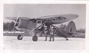 Wartime WWII RCAF Aeroplane Photo Supply BRITISH RAF STINSON RELIANT Plane 316