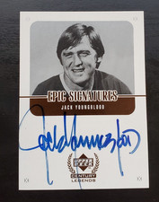 1999 UD Century Legends Jack Youngblood Epic Signatures Auto #JY Rams HOF