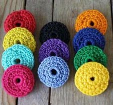 Crochet Nylon Dish Scrubbies Pot Scrubbers  Scrubby. Choose color  quantity.