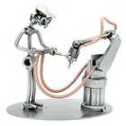 Nuts and Bolts Sculpture 'Technician Automation' Handmade Figurine | Best Gift