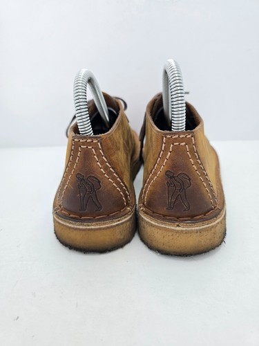 Clarks | Desert Trek scarpe gomma boho in pelle marrone | WMS 7 - Foto 6 di 10