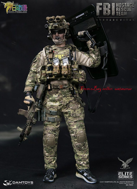 ミリタリー FBI  Biochemical weapons expert FBI Biochemical Weapons Expert Art Figures - Machinegun