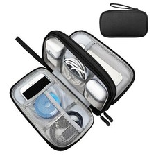 Cord Cable Organizer Travel Electronic Charger Bag Tech Pouch Case Black