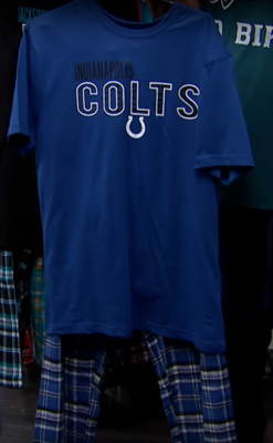 NFL Women's Tiebreaker Sleepwear Set by Concept Sports Colts, Blue Multi, XL