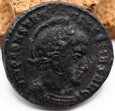 Roman Imperial | Constantine I | AE3 | Ticinum | 318-319 CE | VLPP | Silvering