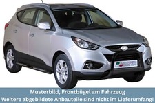 Frontbügel Edelstahl SCHWARZ für Hyundai IX 35 2011 - 63mm mit Gutachten