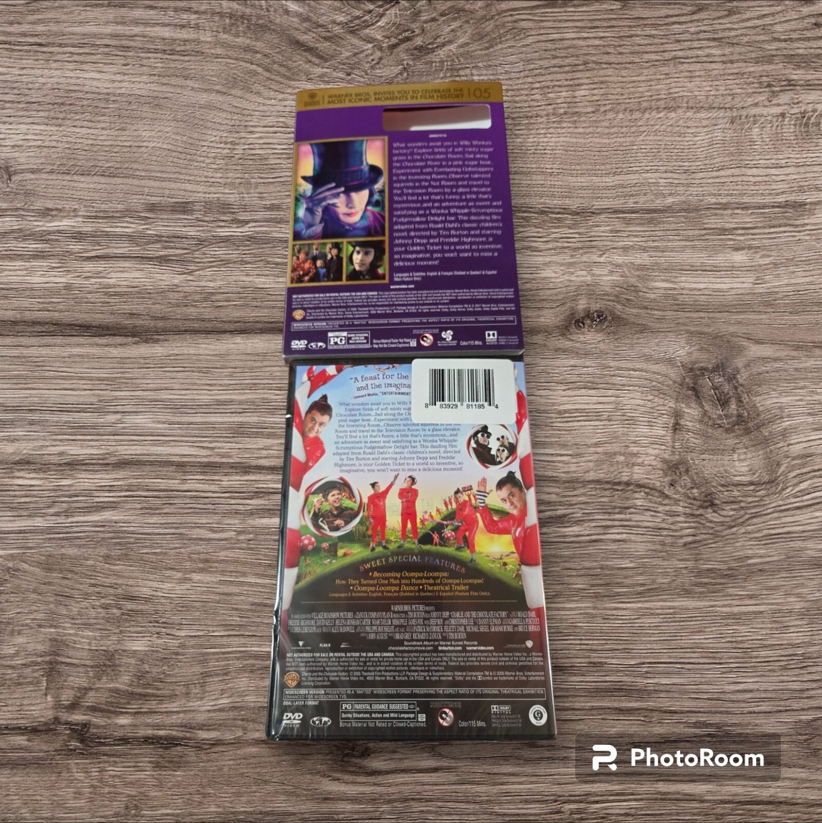 Charlie and the Chocolate Factory (DVD, 2005) Limited Edition