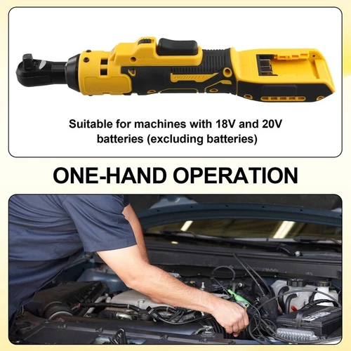 220N.M Electric Ratchet Wrench Cordless Driver 3/8Inch Removal Screw - Picture 8 of 10