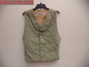 Costume World Adult Green Waffle Knit Snap Closure Vest, One Size Regular