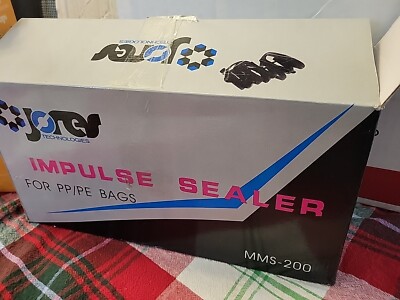 8'' Tabletop Impulse Poly Tubing Sealer with Cutter  Jorestech Mms-200