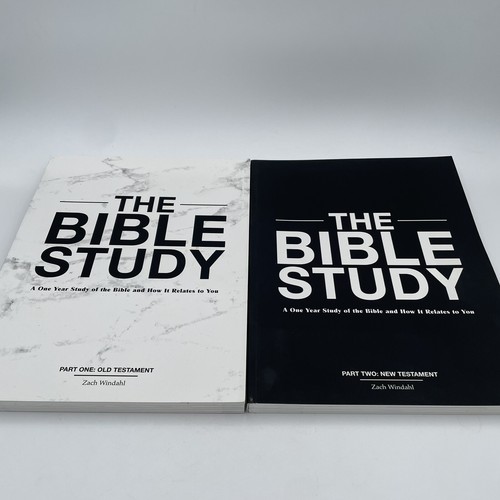 The Bible Study Parts 1 and 2 Books Old and New Testament by Zach Windahl eBay