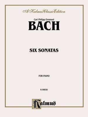 Bach C.P.E. 6 Sonatas, Paperback by Philipp, Carl (COP); Bach, Emanuel (COP),...