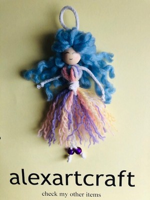 handmade macrame doll