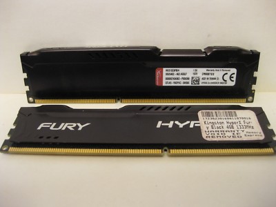 Kingston Hyper X Fury 4GB HX313C9FB/4 1X4GB DDR3 PC3 10600 1333MHZ Memory  Ram