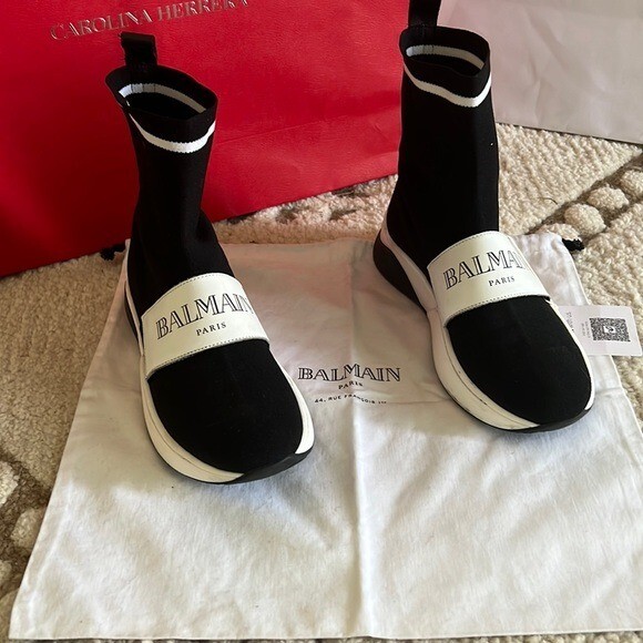 Authenticated Balmain logo sneakers | eBay