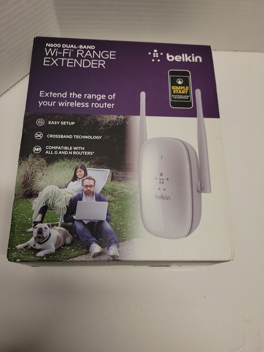 Dual Band Belkin Repetidor Belkin N600 Dual-Band Wi-Fi Range