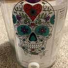 Boston Warehouse Sugar Skull Day of the Dead Gass Beverage Dispenser Halloween — photo 7