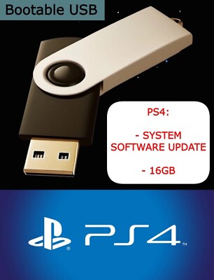 PS4 - UPDATE 12.5 INSTALLER USB FLASH DRIVE LATEST OFFICIAL SONY FIRMWARE 