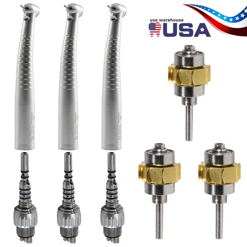 1-5 Dental Fiber Optic Handpiece High Speed / Cartridge Rotor /6H Quick Coupler - Picture 7 of 30