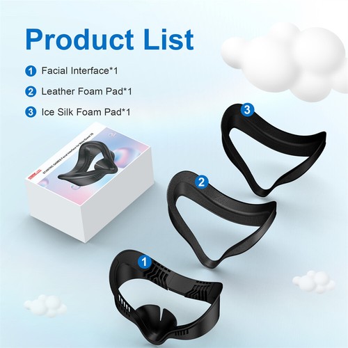 Für Meta Quest 3S VR-Brille Ersatzmaske Komfortschaumkissen mit Kühlgebläse - Afbeelding 17 van 18