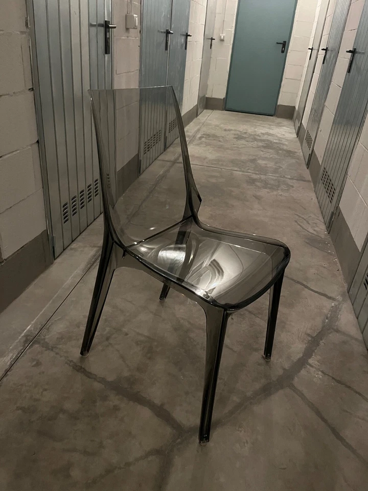 Set 4 sedie SCAB Design Vanity  - Fumè Trasparente - Immagine 2 di 2