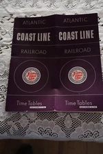 Atlantic Coast Line Railroad Time Tables 12/14/1956 Florida & Sunny South