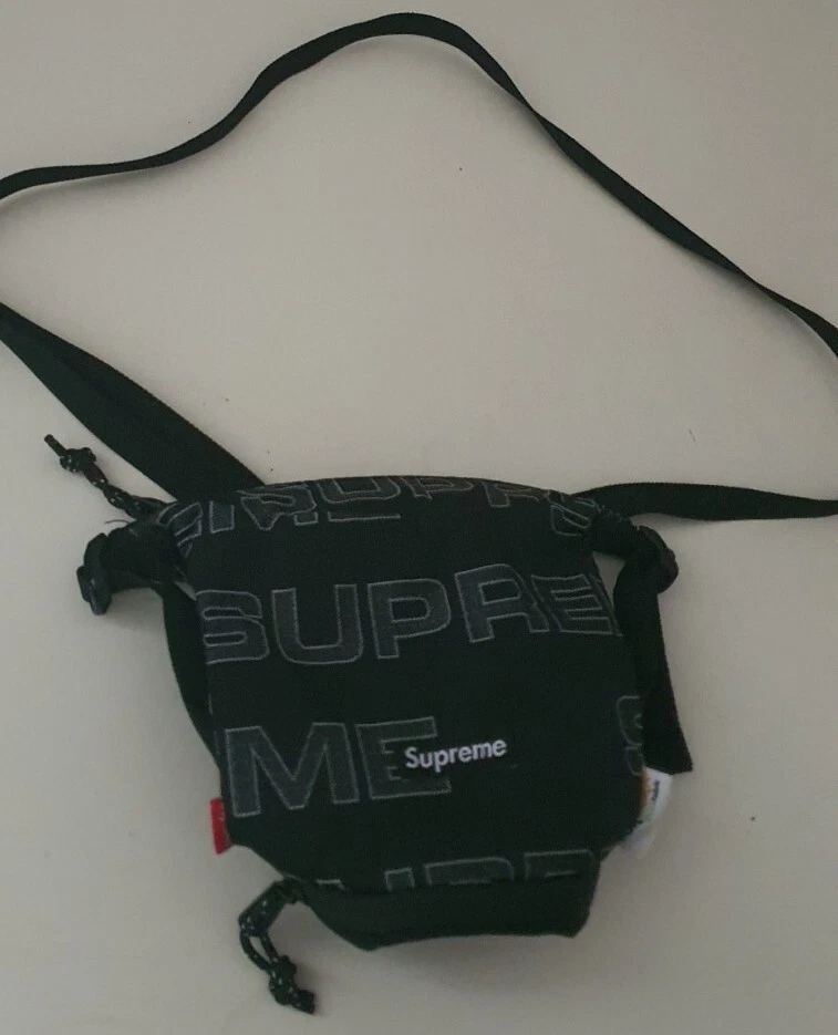 FW21 Supreme neck pouch Bag shoulder Cordura fabric nylon water resistant black