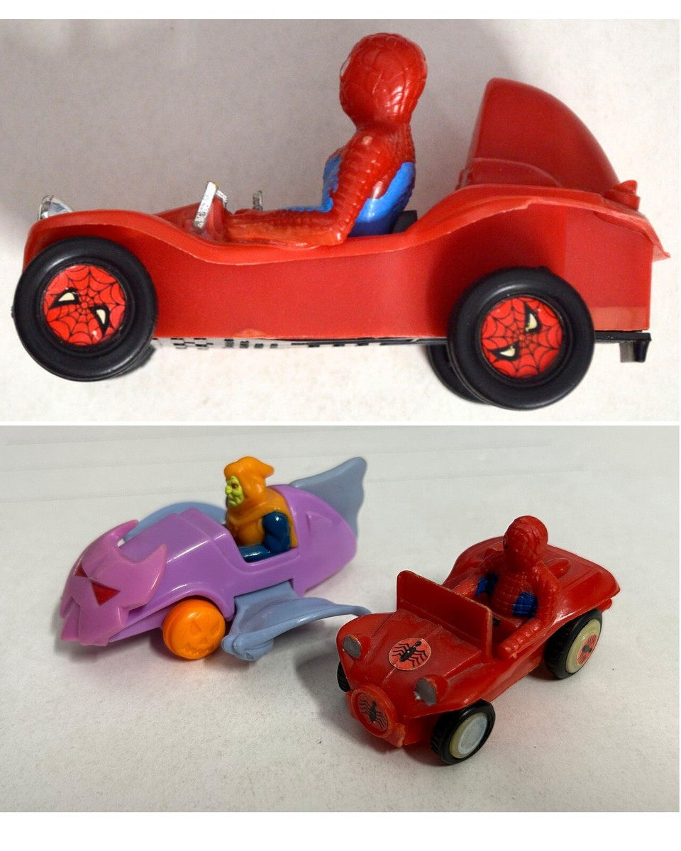 1975-76 AHI SPIDER-MAN DUNE BUGGY & 1995 McDonald's Marvel