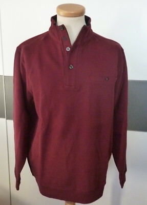 Kitaro Pullover Troyer Herren Langarm Farbe: Blau,Weinrot,Grün - Größe:S,M,L,XXL