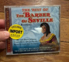 NEW, Opera Masters Series The Best of Barber of Seville by Rossini CD 2004 Prism