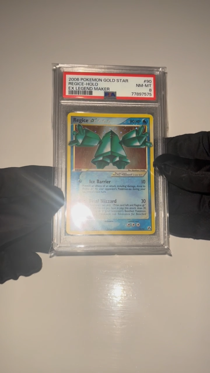 2006 Legend Maker Regice Gold Star 90/92 (PSA 8) | eBay