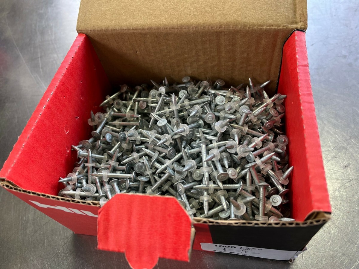 34411 HILTI ZF32P8 DRIVE PIN FASTENER QTY of 1000 ZF 32 P8 | eBay