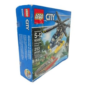 LEGO City Helicopter Pursuit 60067 253 Pc Ages 5 - 12  NEW Sealed Damaged Box