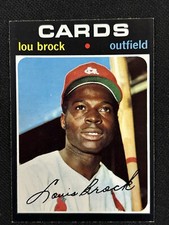 1971 Topps #625 Lou Brock NM-MT St Louis Cardinals HOF *491